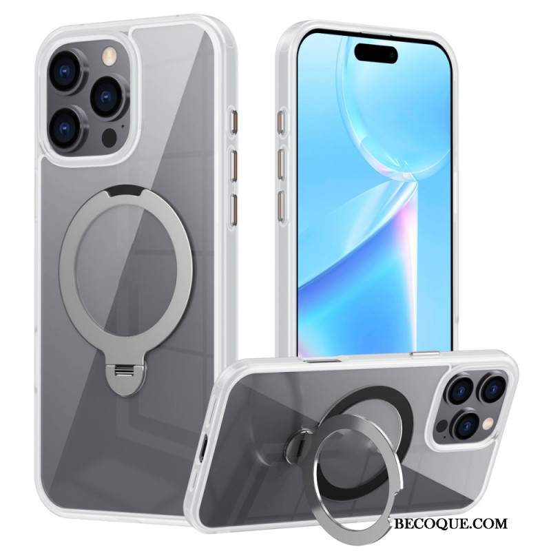 Etui iPhone 16 Pro Kompatybilny Z Efektem Metalu Magsafe Etui Ochronne