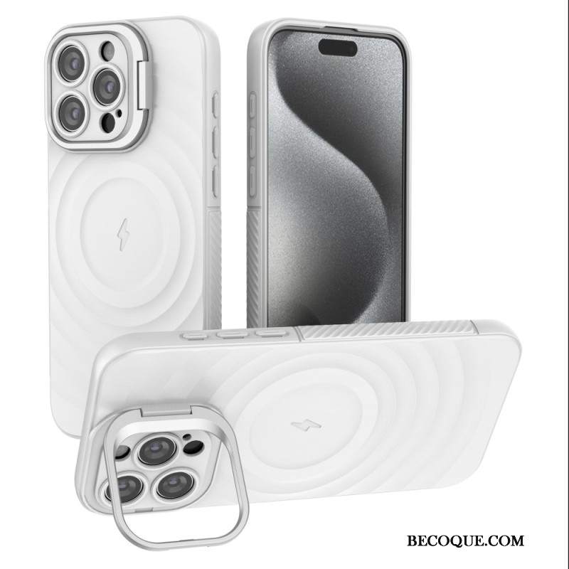Etui iPhone 16 Pro Magnetyczna Falista Tekstura