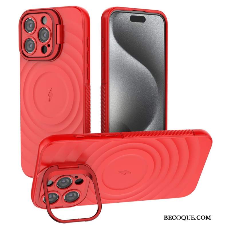 Etui iPhone 16 Pro Magnetyczna Falista Tekstura