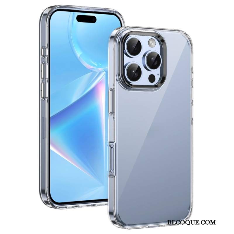 Etui iPhone 16 Pro Max Rama Aparatu Z Efektem Metalu