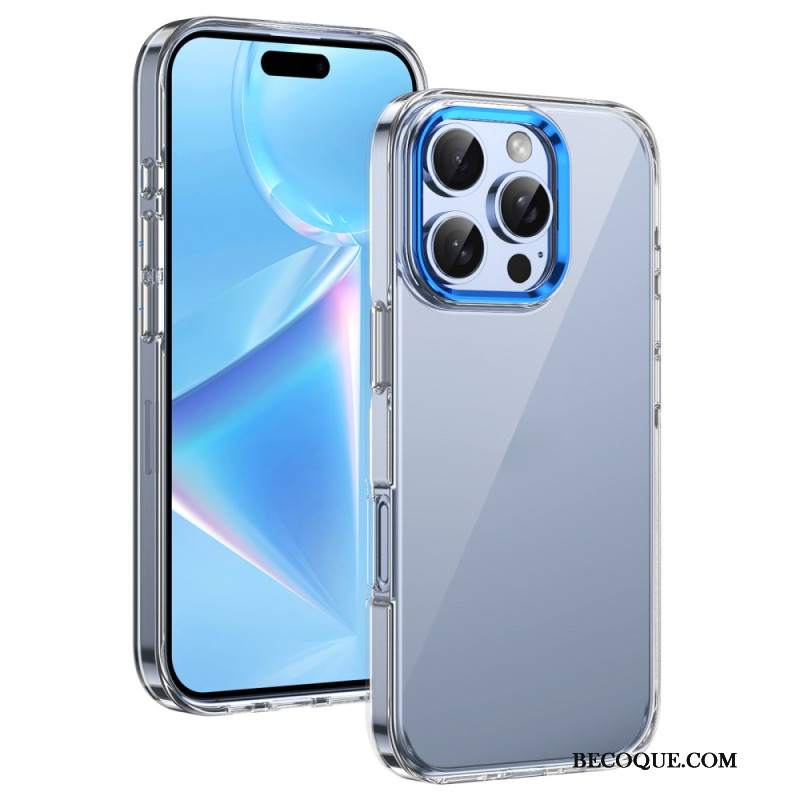 Etui iPhone 16 Pro Max Rama Aparatu Z Efektem Metalu