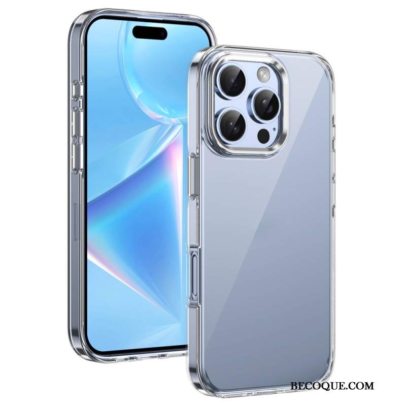 Etui iPhone 16 Pro Max Rama Aparatu Z Efektem Metalu