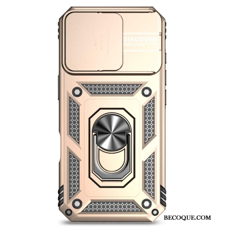 Etui iPhone 16 Pro Wspornik Pierścienia I Osłona Krzywki