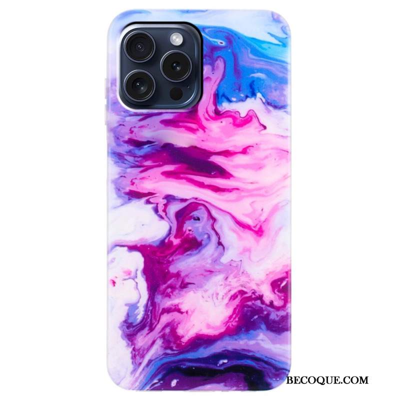 Etui iPhone 16 Pro Wzór Marmurkowy Etui Ochronne