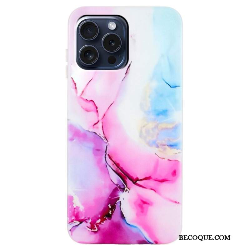Etui iPhone 16 Pro Wzór Marmurkowy Etui Ochronne