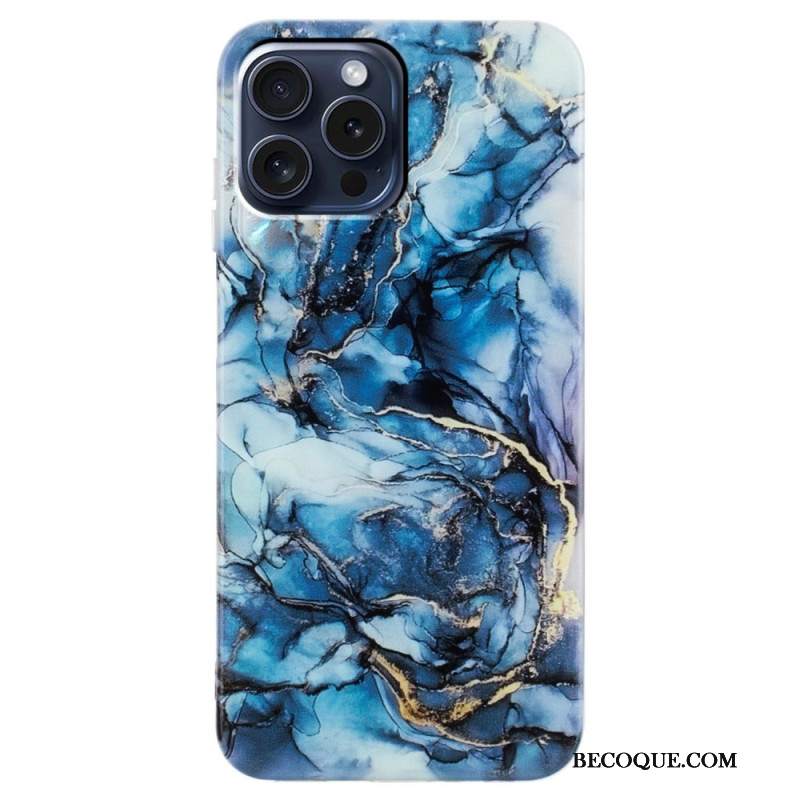 Etui iPhone 16 Pro Wzór Marmurkowy Etui Ochronne