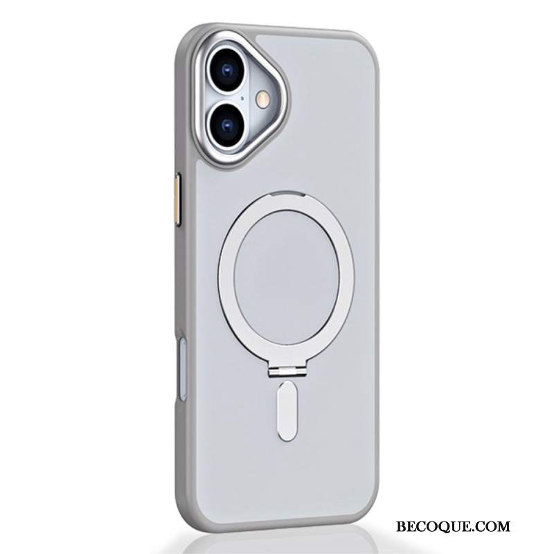 Etui iPhone 16 Półprzezroczysta Powierzchnia Pierścieniowa Etui Ochronne