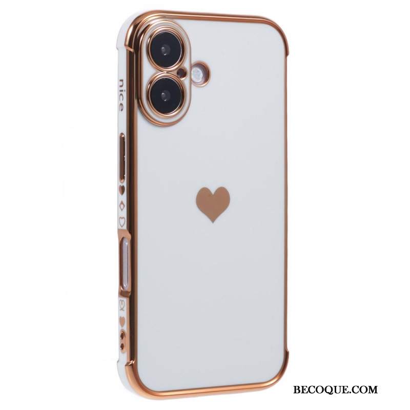 Etui iPhone 16 Wzór Serca