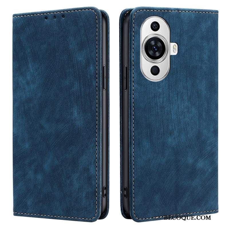 Flip Kotelot Do Huawei Nova 12s Efekt Zamszu