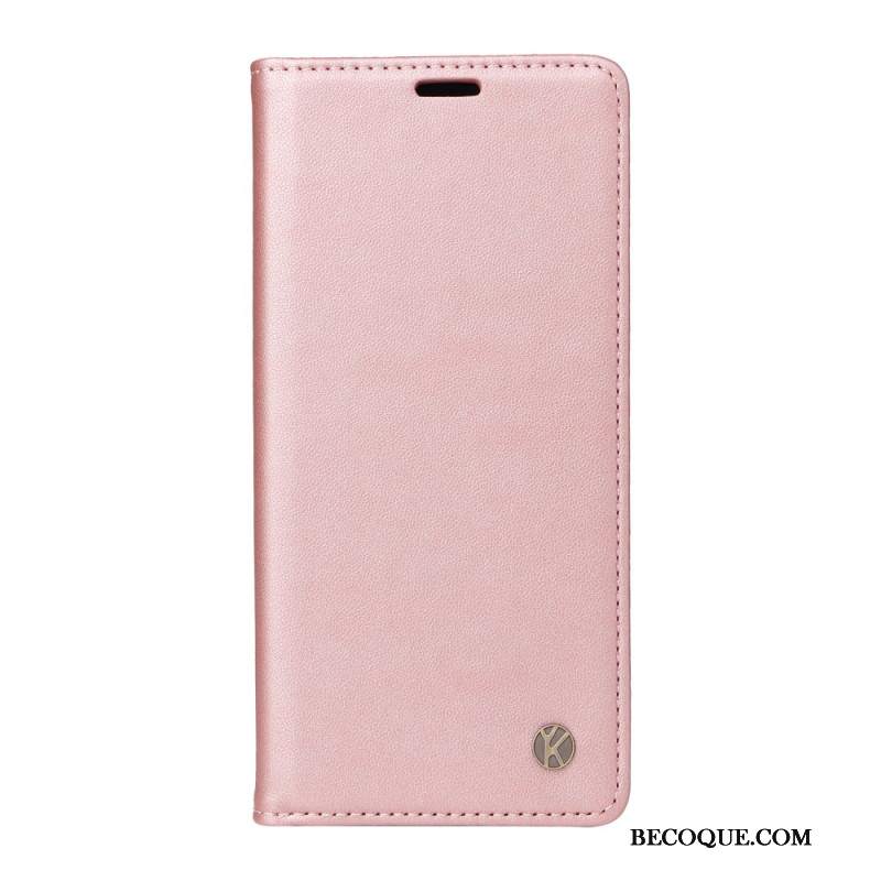 Flip Kotelot Do Xiaomi 14 Ultra Efekt Skóry Yikatu