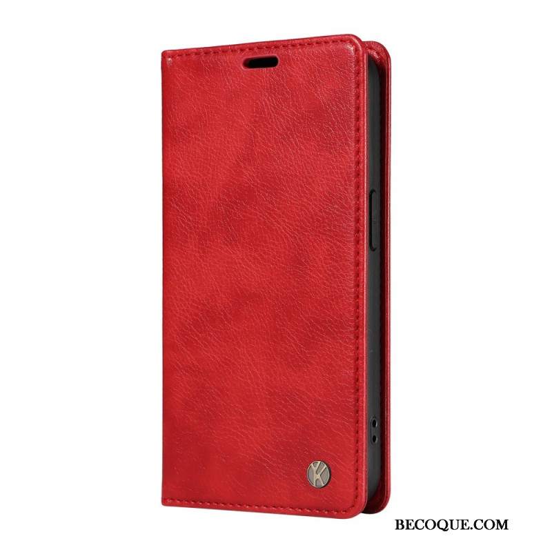 Flip Kotelot Realme 12 Plus 5g Vintage Yikatu Etui Ochronne