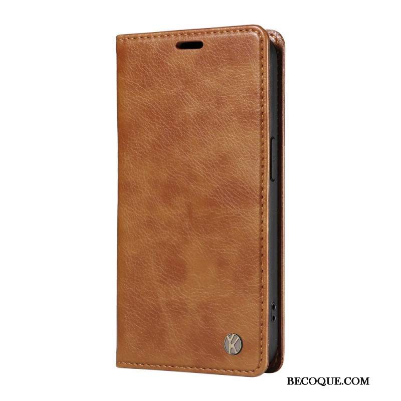Flip Kotelot Realme 12 Plus 5g Vintage Yikatu Etui Ochronne