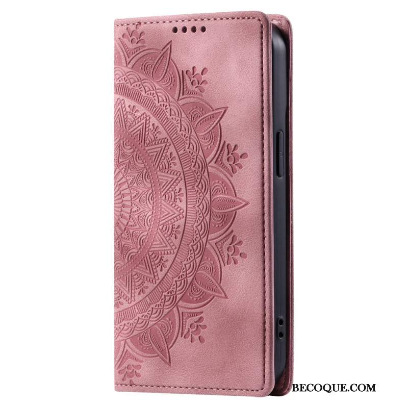 Flip Kotelot Samsung Galaxy A15 Etui Na Telefon Zamszowy Styl Mandali