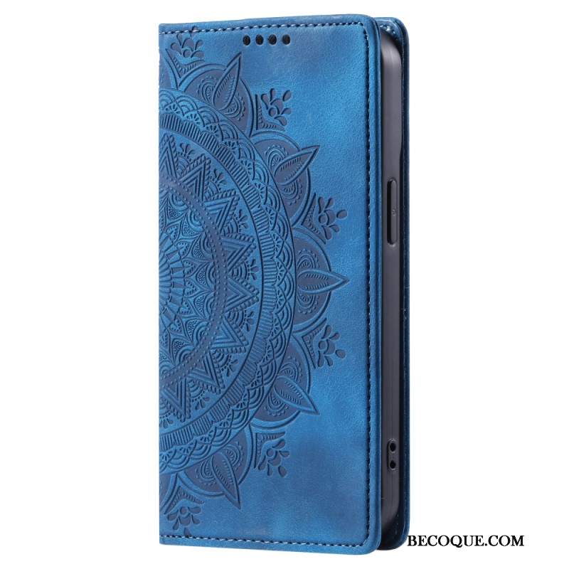 Flip Kotelot Samsung Galaxy A15 Etui Na Telefon Zamszowy Styl Mandali
