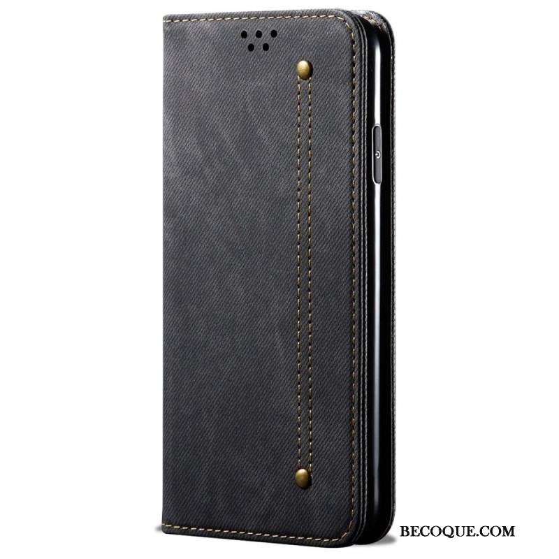 Flip Kotelot Samsung Galaxy A55 5g Tkanina Dżinsowa Etui Ochronne
