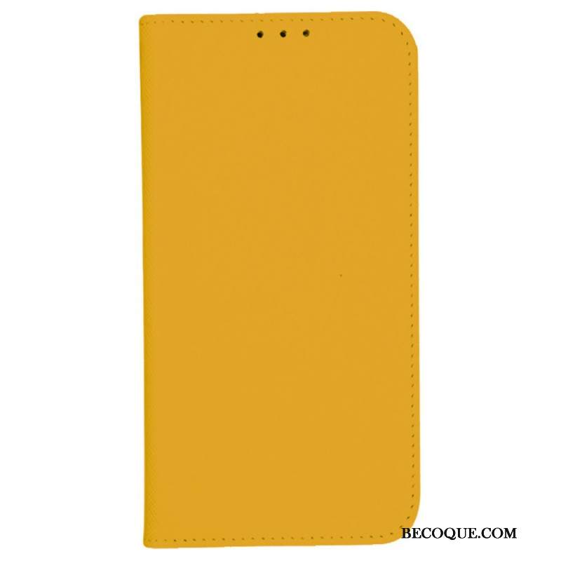 Flip Kotelot Samsung Galaxy M55 5g Tekstury Krzyżowe Etui Ochronne