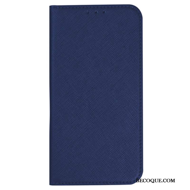 Flip Kotelot Samsung Galaxy M55 5g Tekstury Krzyżowe Etui Ochronne