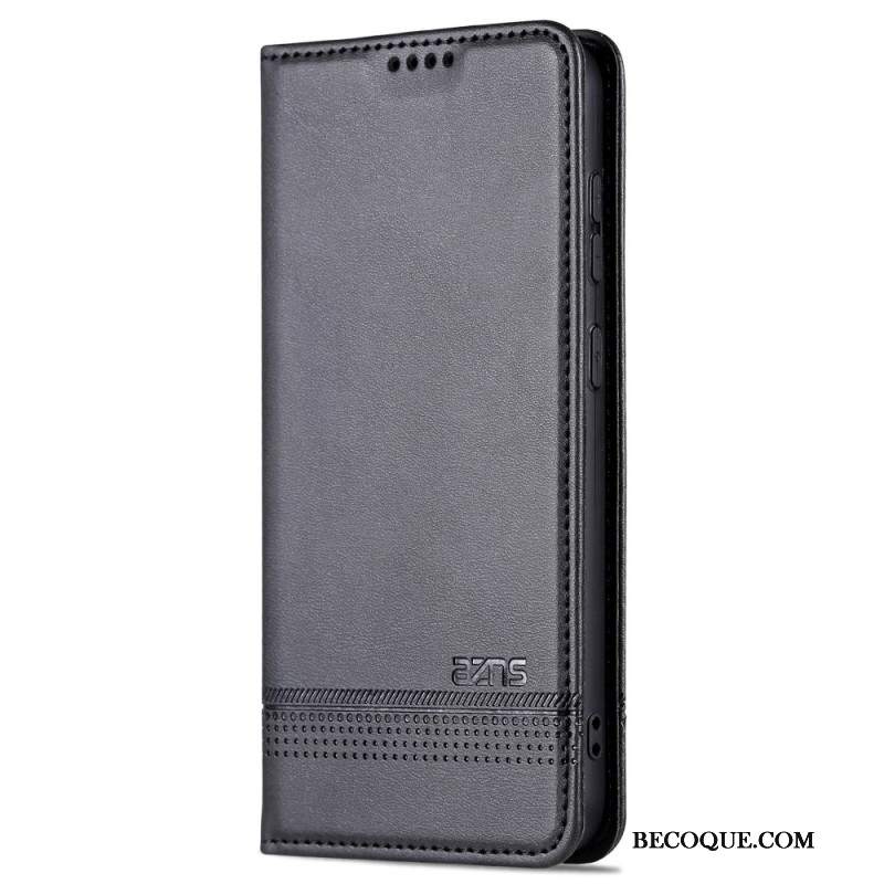 Flip Kotelot Samsung Galaxy S24 5g Efekt Skóry Azns Etui Ochronne