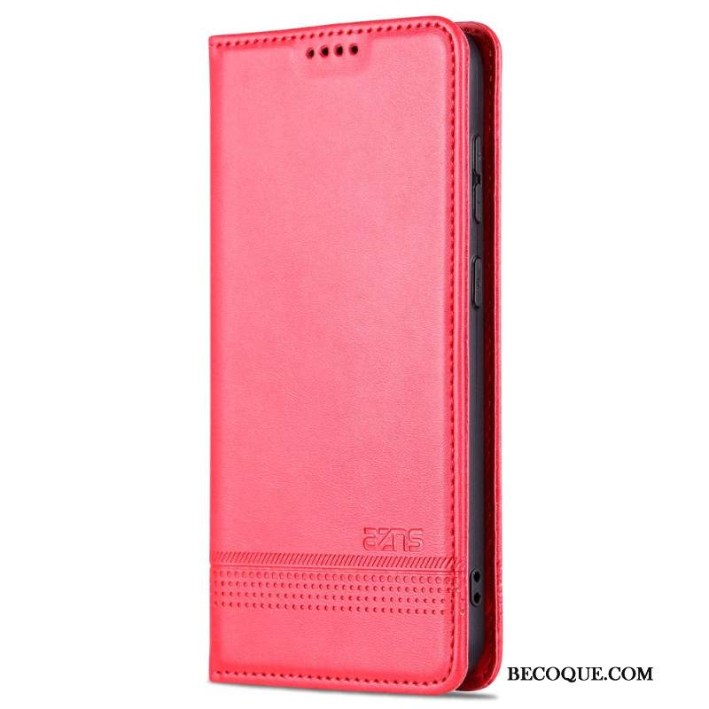 Flip Kotelot Samsung Galaxy S24 5g Efekt Skóry Azns Etui Ochronne