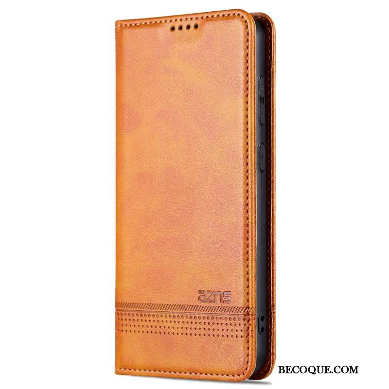 Flip Kotelot Samsung Galaxy S24 5g Efekt Skóry Azns Etui Ochronne