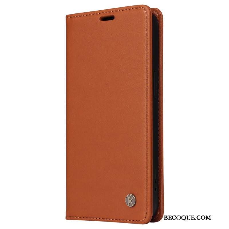 Flip Kotelot Samsung Galaxy S24 Fe Klasyczny Yikatu Etui Ochronne