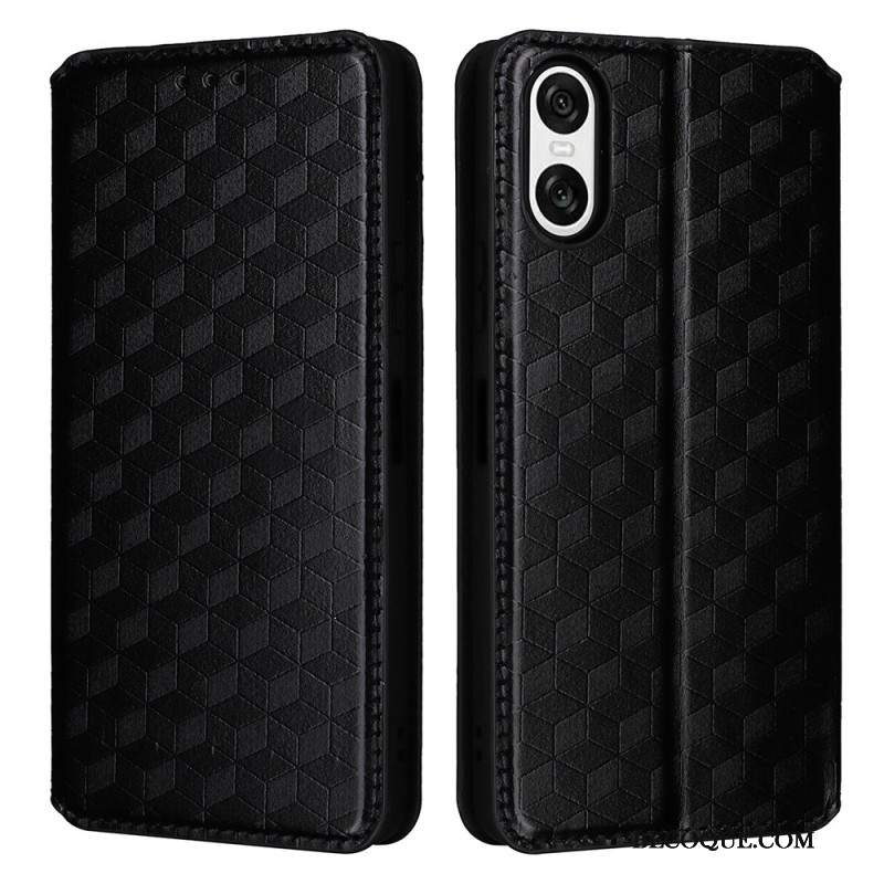 Flip Kotelot Sony Xperia 10 Vi Diamenty 3d Etui Ochronne