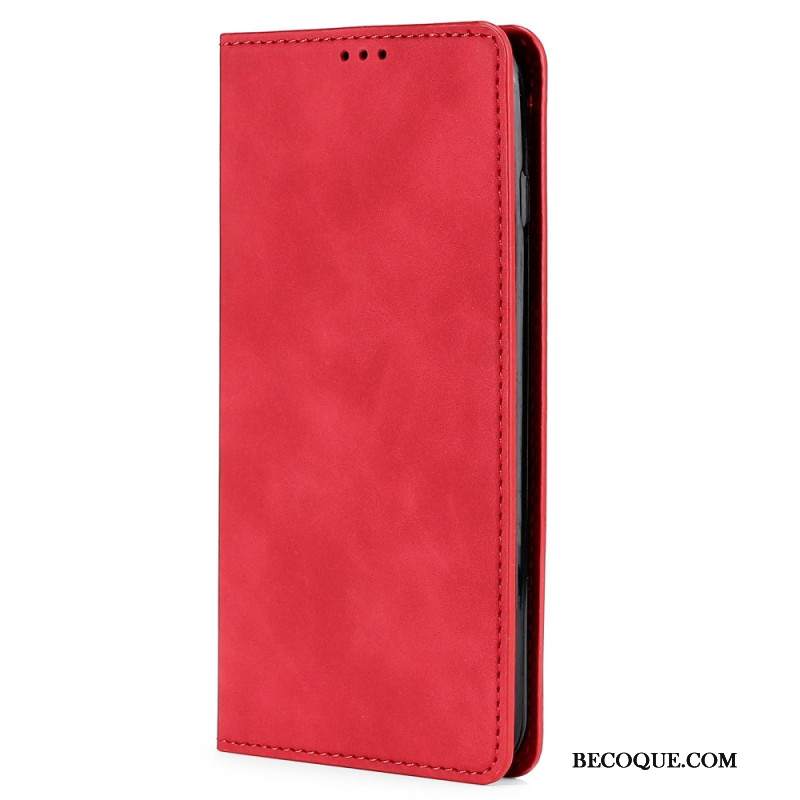 Flip Kotelot Xiaomi 14 Pro Etui Na Telefon Efekt Zamszu