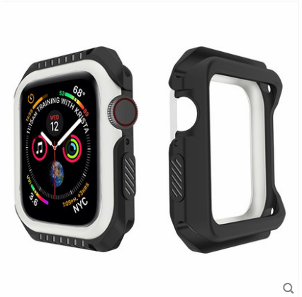 Futerał Apple Watch Series 1 Silikonowe Granica Niebieski, Etui Apple Watch Series 1 Ochraniacz Anti-fall