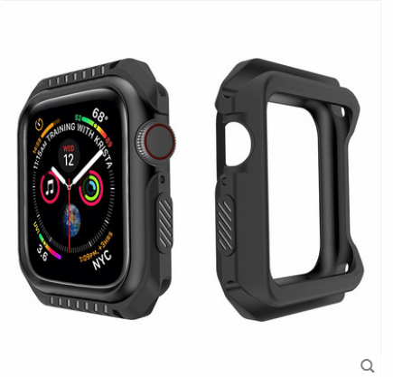 Futerał Apple Watch Series 1 Silikonowe Granica Niebieski, Etui Apple Watch Series 1 Ochraniacz Anti-fall