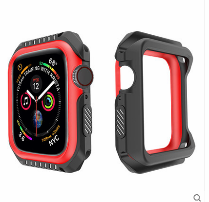 Futerał Apple Watch Series 1 Silikonowe Granica Niebieski, Etui Apple Watch Series 1 Ochraniacz Anti-fall