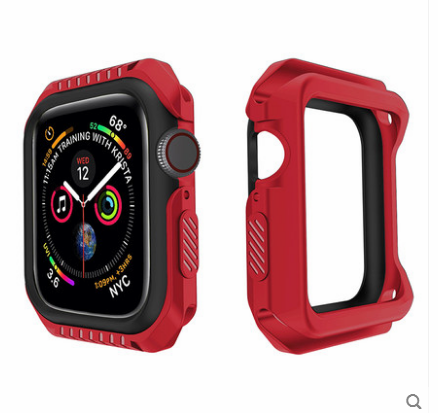 Futerał Apple Watch Series 1 Silikonowe Granica Niebieski, Etui Apple Watch Series 1 Ochraniacz Anti-fall