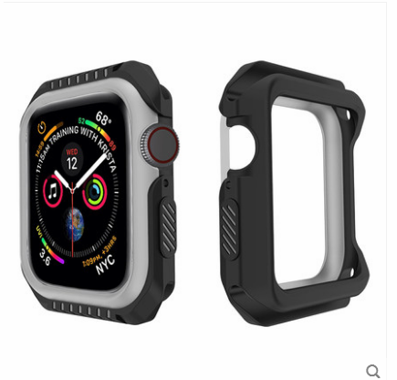 Futerał Apple Watch Series 1 Silikonowe Granica Niebieski, Etui Apple Watch Series 1 Ochraniacz Anti-fall