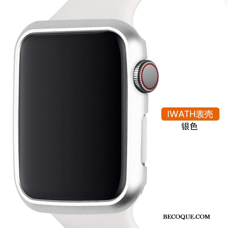 Futerał Apple Watch Series 3 Metal Stop Metali Tendencja, Etui Apple Watch Series 3 Ochraniacz Złoto
