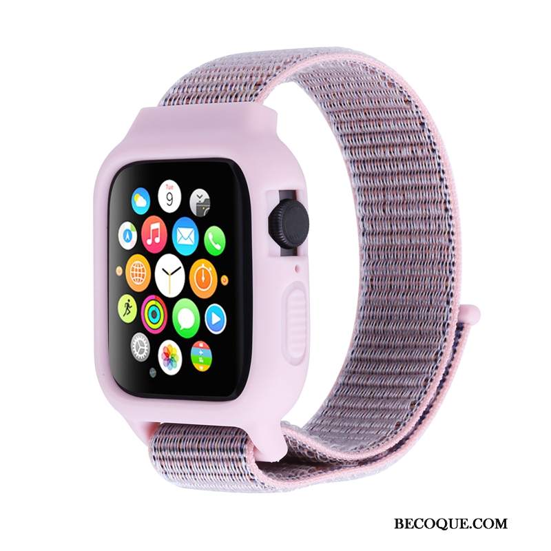 Futerał Apple Watch Series 3 Ochraniacz Nylon Czerwony, Etui Apple Watch Series 3