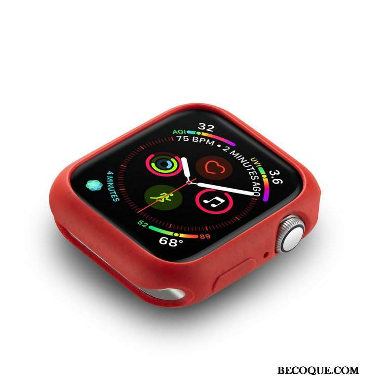 Futerał Apple Watch Series 4 Miękki Nubuku Różowe, Etui Apple Watch Series 4 Ochraniacz Smok Tendencja