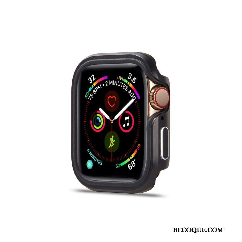 Futerał Apple Watch Series 5 Metal Pu Złoto, Etui Apple Watch Series 5 Ochraniacz Stop Metali Nowy