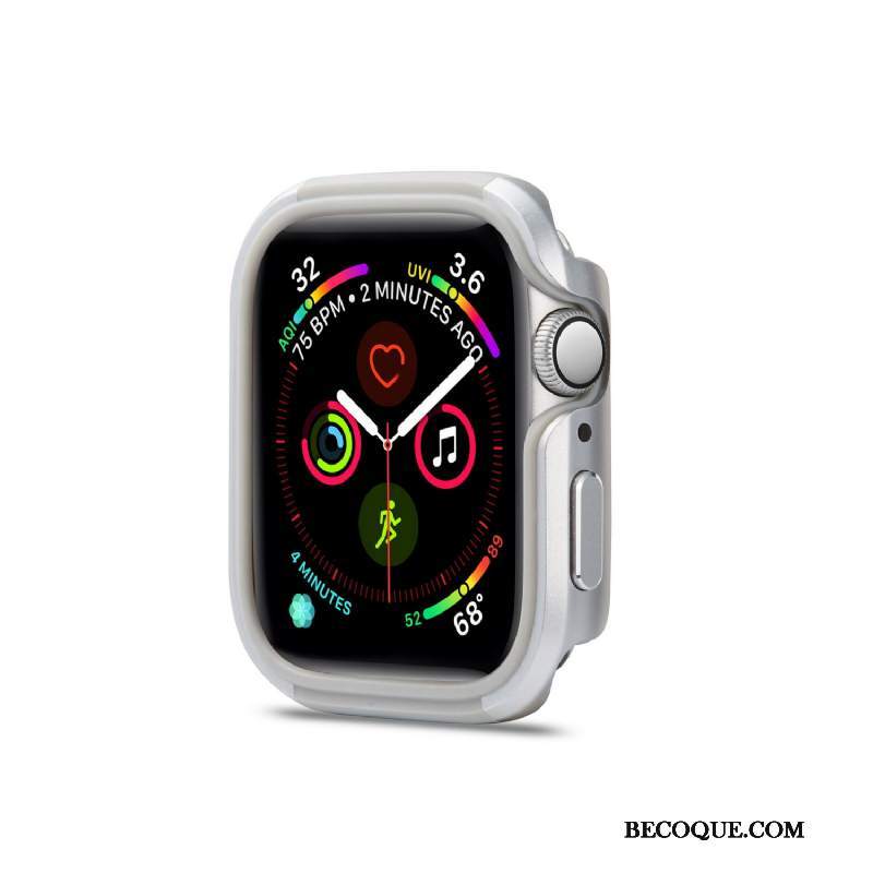 Futerał Apple Watch Series 5 Metal Pu Złoto, Etui Apple Watch Series 5 Ochraniacz Stop Metali Nowy