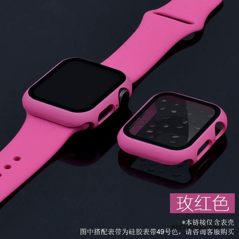 Futerał Apple Watch Series 5 Torby Cienkie Filmy, Etui Apple Watch Series 5 Ochraniacz Niebieski Trudno