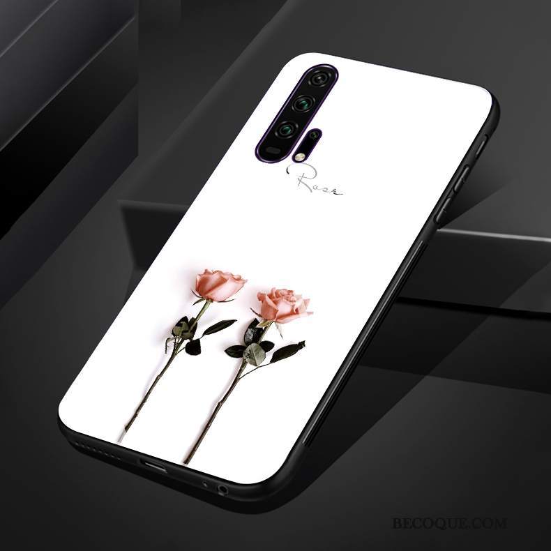 Futerał Honor 20 Pro Miękki Różowe Sztuka, Etui Honor 20 Pro Torby Na Telefon Kwiaty