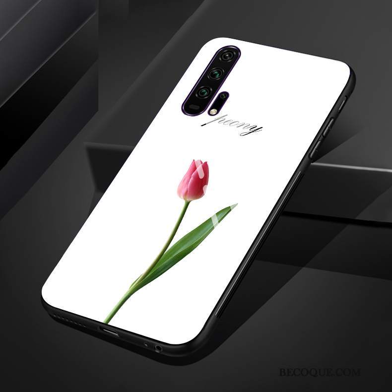 Futerał Honor 20 Pro Miękki Różowe Sztuka, Etui Honor 20 Pro Torby Na Telefon Kwiaty