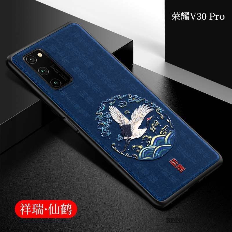 Futerał Honor View30 Pro Miękki Chiński Styl Czerwony, Etui Honor View30 Pro Torby Cienkiena Telefon