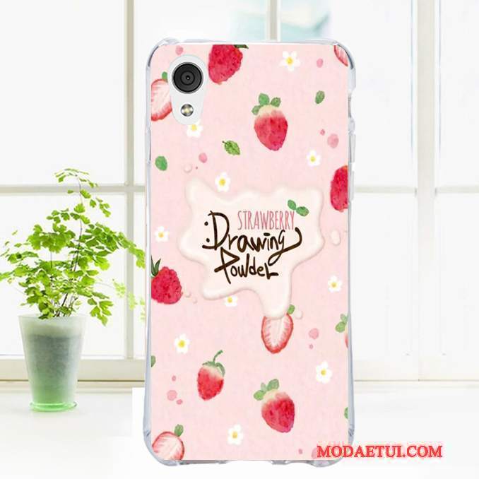 Futerał Htc Desire 530 Ochraniacz Na Telefon Piękny, Etui Htc Desire 530 Miękki Jasny Przezroczysty