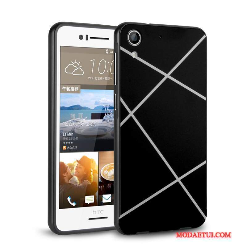 Futerał Htc Desire 728 Metal Wysoki Złoto, Etui Htc Desire 728 Ochraniacz Granica Cienka