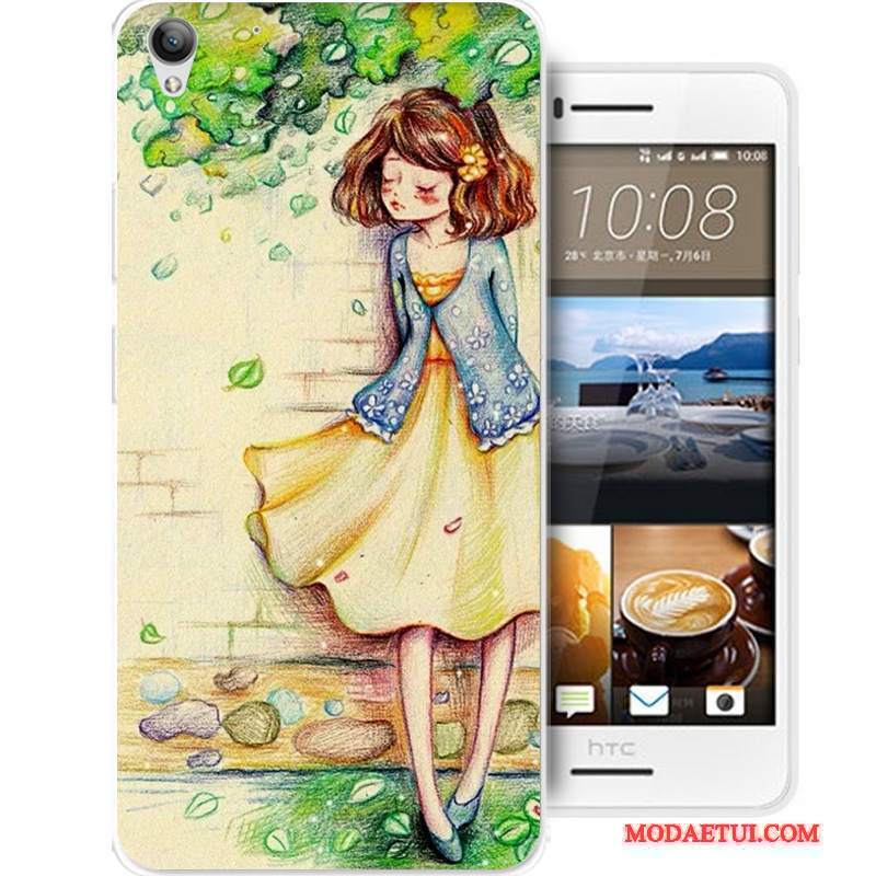 Futerał Htc Desire 728 Miękki Czarnyna Telefon, Etui Htc Desire 728 Silikonowe Anti-fall