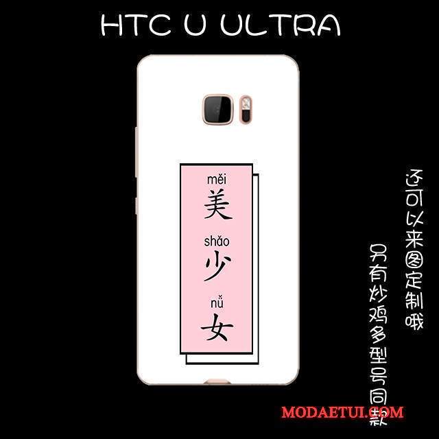 Futerał Htc U Ultra Silikonowe Różowe Piękny, Etui Htc U Ultra Vintage Anti-fallna Telefon