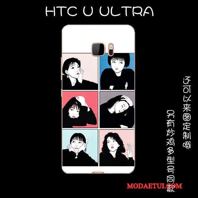 Futerał Htc U Ultra Silikonowe Różowe Piękny, Etui Htc U Ultra Vintage Anti-fallna Telefon