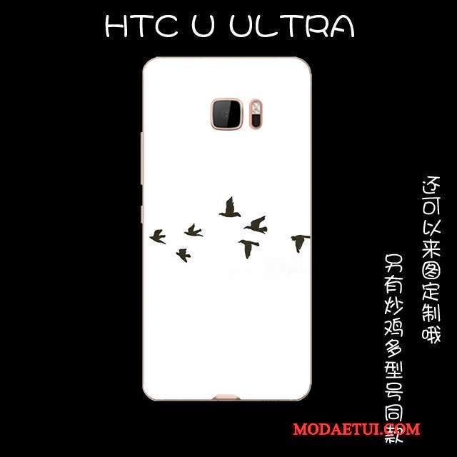 Futerał Htc U Ultra Silikonowe Różowe Piękny, Etui Htc U Ultra Vintage Anti-fallna Telefon