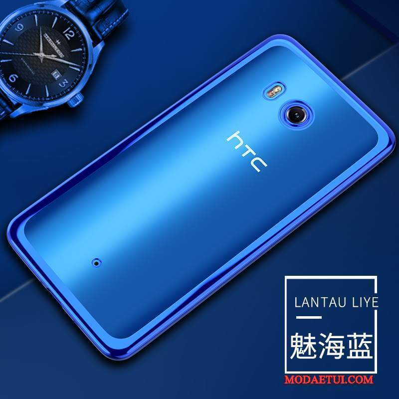 Futerał Htc U11 Miękki Na Telefon Przezroczysty, Etui Htc U11 Torby Złoto Anti-fall