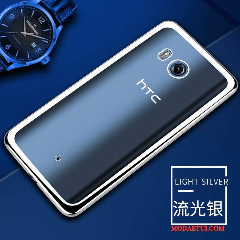 Futerał Htc U11 Miękki Na Telefon Przezroczysty, Etui Htc U11 Torby Złoto Anti-fall