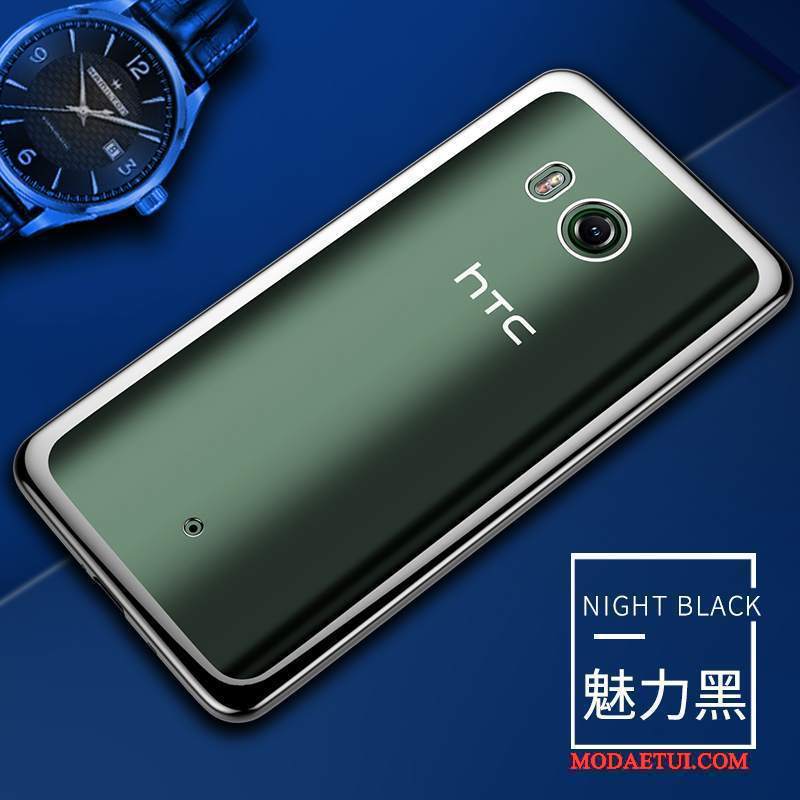 Futerał Htc U11 Miękki Na Telefon Przezroczysty, Etui Htc U11 Torby Złoto Anti-fall